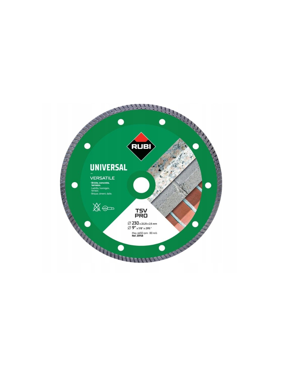 RUBI TARCZA DIAMENTOWA TSV 230 PRO