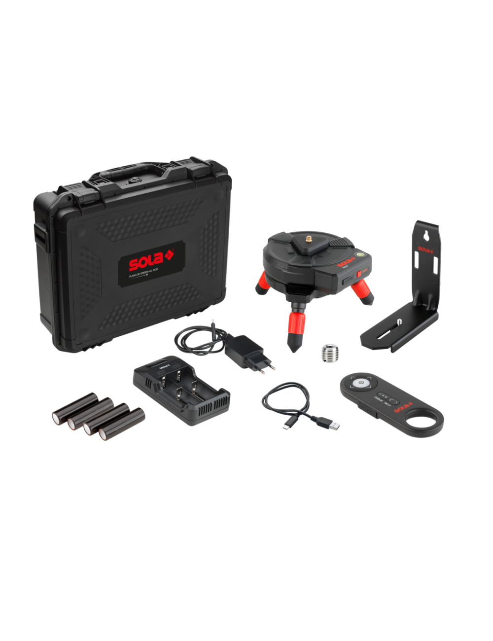 SOLA LASER PLANO 3D GREEN RCB SET