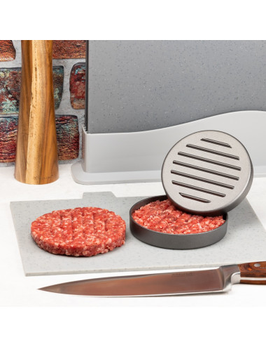 KINGHOFF PRASKA DO MIĘSA NA HAMBURGERY ALUMINIUM 12cm