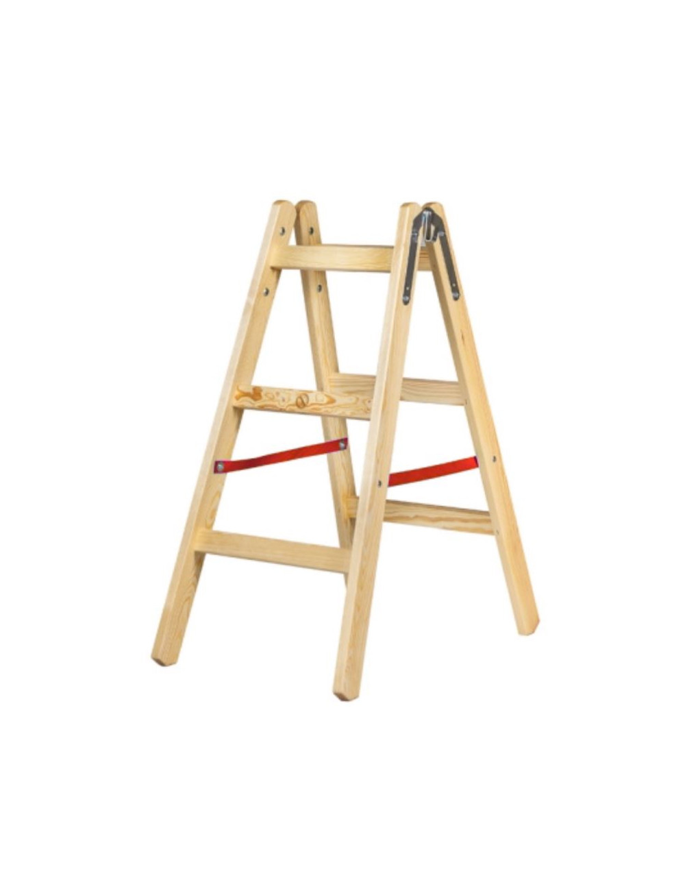 AWTOOLS DRABINA DREWNIANA 2x 3 STOPNI 150KG