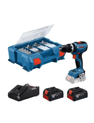 BOSCH WKRĘTARKA UDAROWA 18V GSB 18V-65 2x4,0Ah 63/31Nm L-CASE