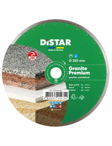 DISTAR TARCZA DIAMENTOWA GRANITE PREMIUM 350 x 2,4 x 10 x 32
