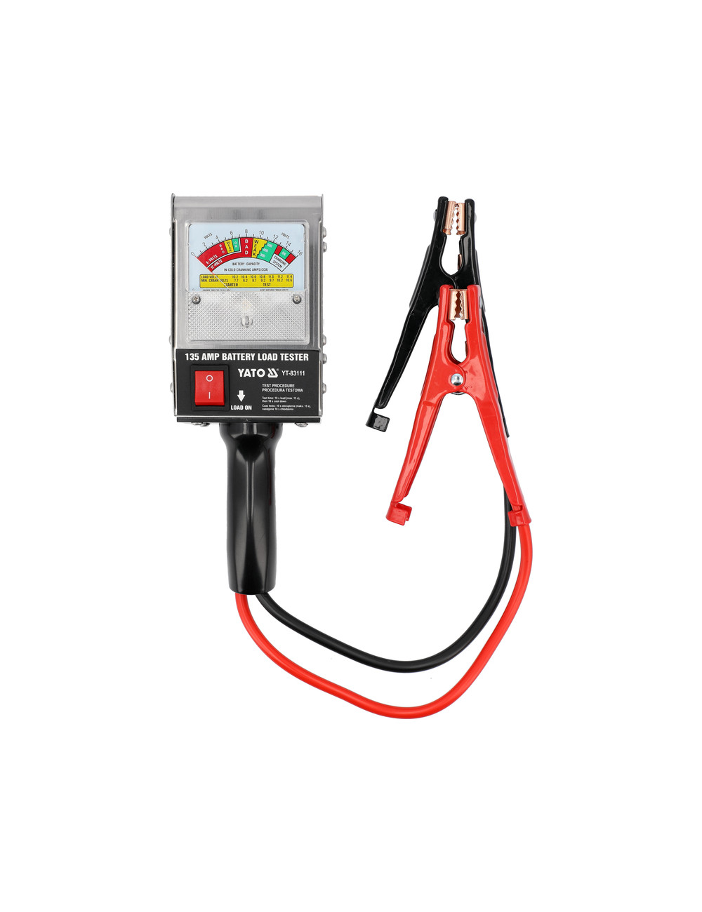 YATO TESTER AKUMULATORÓW 6/12V