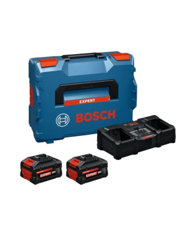 BOSCH AKUMULATOR 18V 8,0Ah EXPERT 2szt. + ŁADOWARKA EXAL 18V2-320 LB