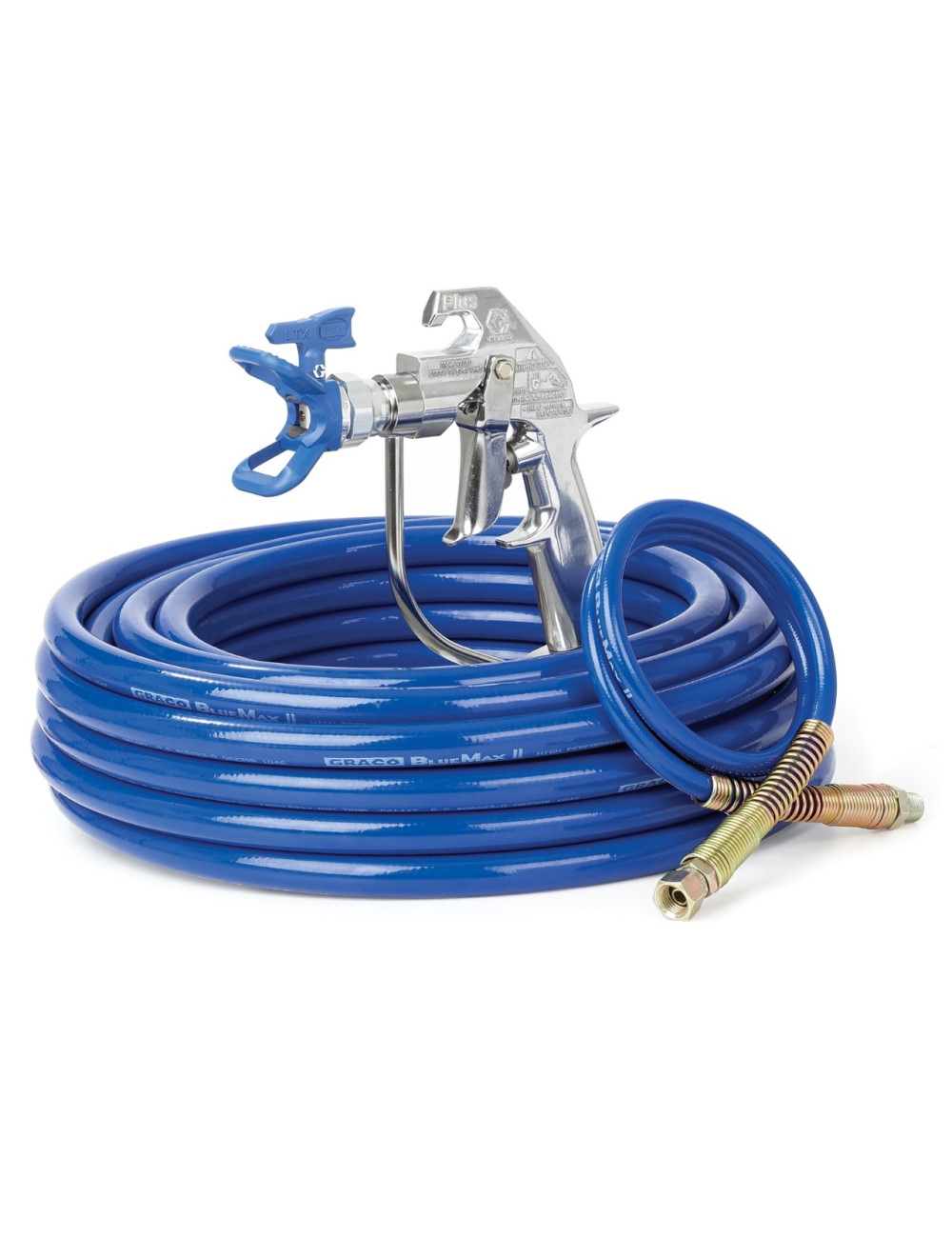 GRACO STANOWISKO MALARSKIE PISTOLET SILVER PLUS + WĄŻ BLUEMAX II 1/4" 15ft + KOŃCÓWKA BICZOWA 3ft