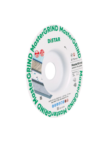 DISTAR TARCZA DIAMENTOWA MASTERGRIND 115 x 1,8 x 10 x 22,23mm