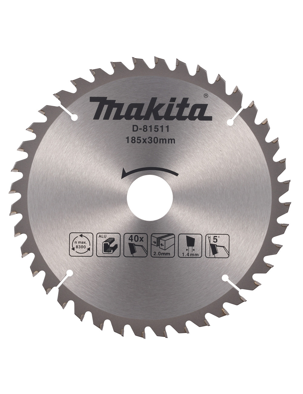 MAKITA PIŁA TARCZOWA 185x30mm 40z DO ALUMINIUM