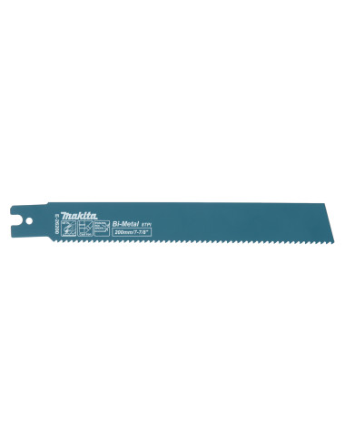 MAKITA BRZESZCZOT DO PIŁ SZABLASTYCH BIM 200x1,6mm 8 Z/C METAL, ŻELIWO, STAL NIERDZEWNA /5szt.