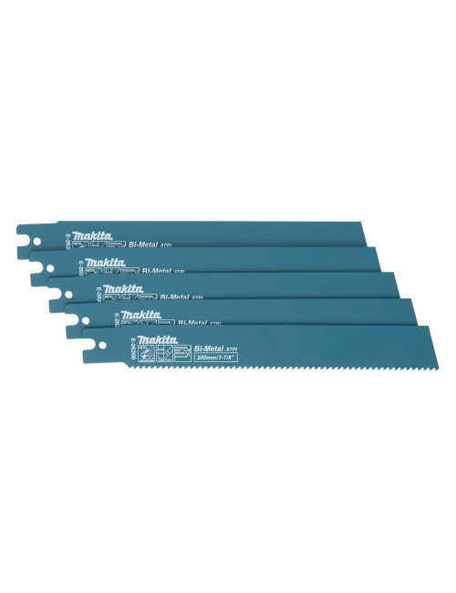 MAKITA BRZESZCZOT DO PIŁ SZABLASTYCH BIM 200x1,6mm 8 Z/C METAL, ŻELIWO, STAL NIERDZEWNA /5szt.