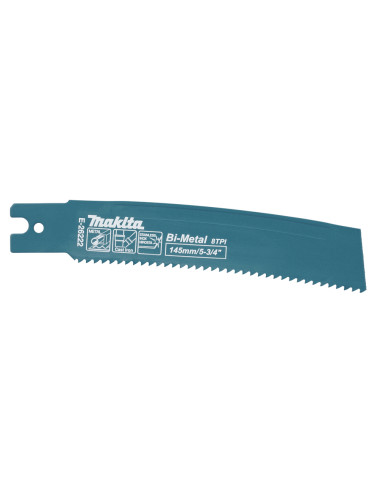 MAKITA BRZESZCZOT DO PIŁ SZABLASTYCH BIM 145x1,6mm 8 Z/C METAL, ŻELIWO, STAL NIERDZEWNA /5szt.