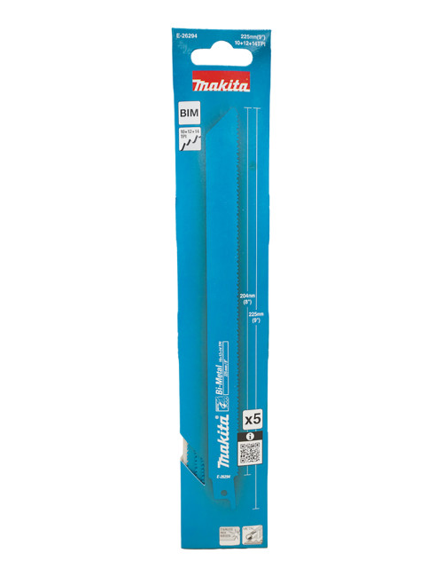 MAKITA BRZESZCZOT DO PIŁ SZABLASTYCH BIM 225x1,25mm 10+12+14 Z/C METAL /5szt.