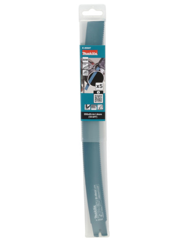 MAKITA BRZESZCZOT DO PIŁ SZABLASTYCH BIM 350x1,6mm 8 Z/C METAL, ŻELIWO, STAL NIERDZEWNA /5szt.