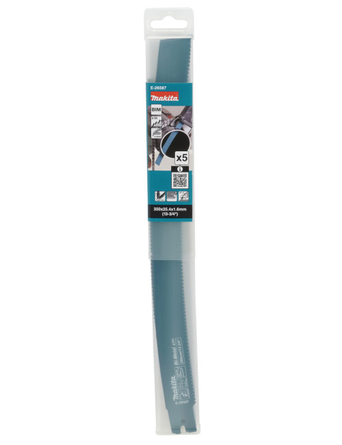 MAKITA BRZESZCZOT DO PIŁ SZABLASTYCH BIM 350x1,6mm 8 Z/C METAL, ŻELIWO, STAL NIERDZEWNA /5szt.