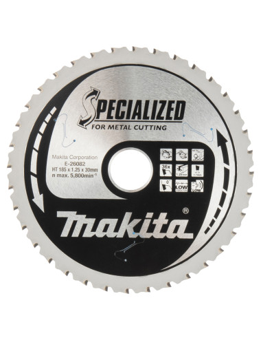 MAKITA PIŁA TARCZOWA 185x30mm 36z DO GRUBYCH BLACH