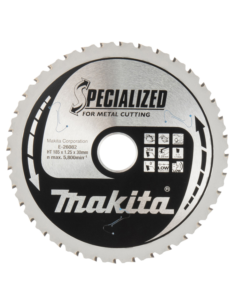 MAKITA PIŁA TARCZOWA 185x30mm 36z DO GRUBYCH BLACH
