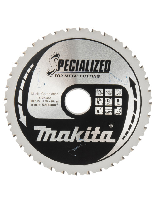 MAKITA PIŁA TARCZOWA 185x30mm 36z DO GRUBYCH BLACH