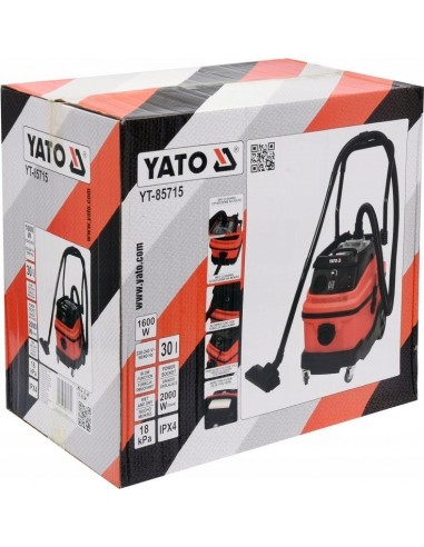 YATO ODKURZACZ WARSZTATOWY  1600W / 30L