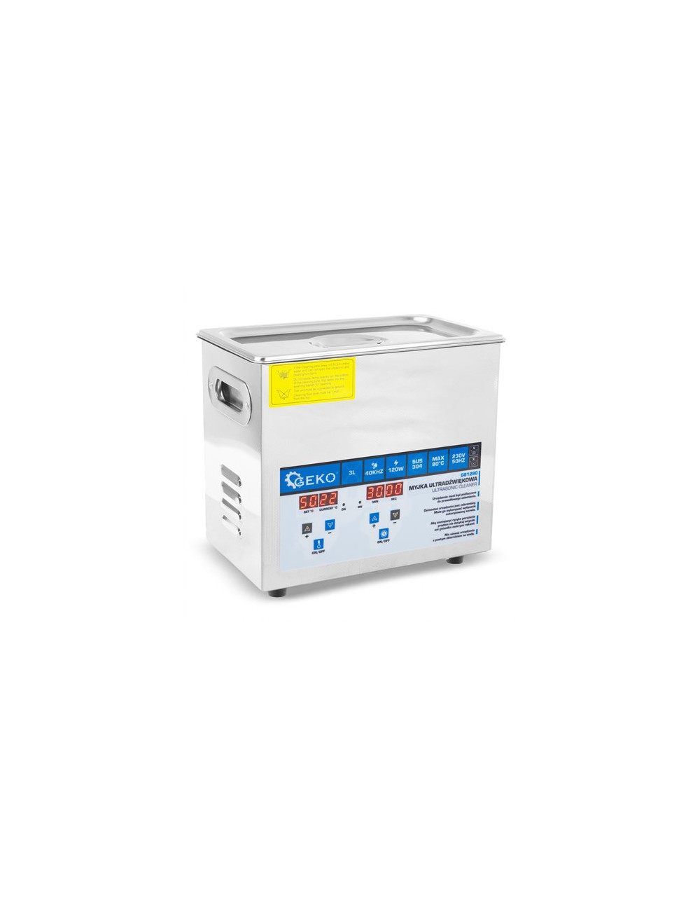 GEKO MYJKA ULTRADŹWIĘKOWA 120W 3L