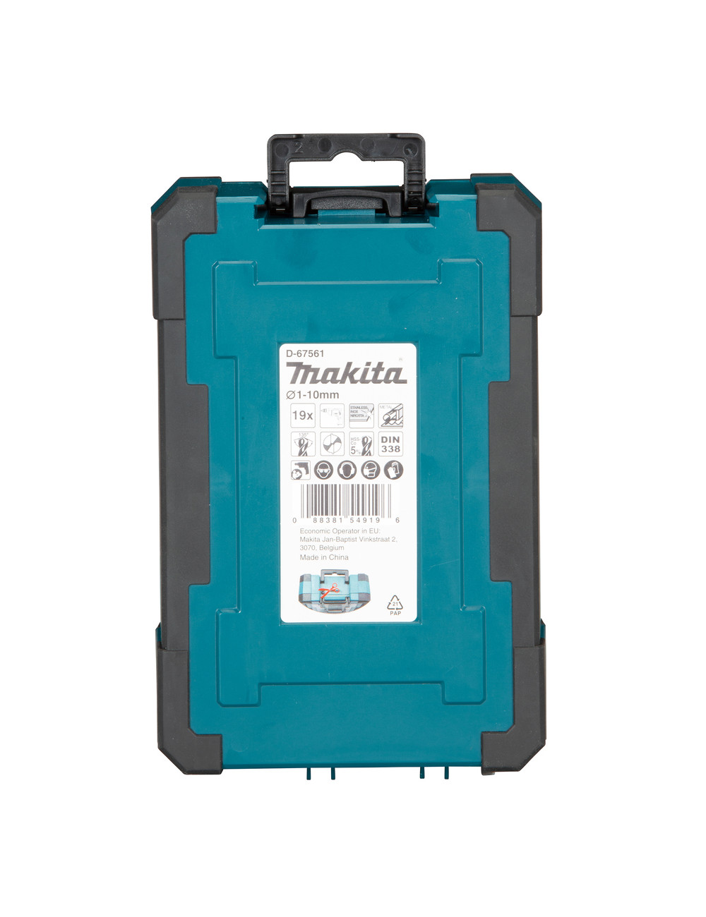 MAKITA ZESTAW WIERTEŁ DO METALU HSS-CO 19szt.