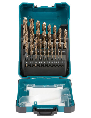 MAKITA ZESTAW WIERTEŁ DO METALU HSS M-FORCE 19szt.