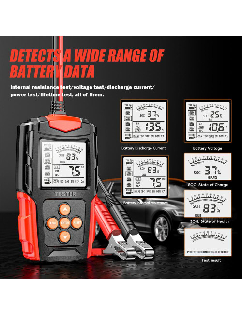 EM TESTER BATERII FOXSUR 12V LCD