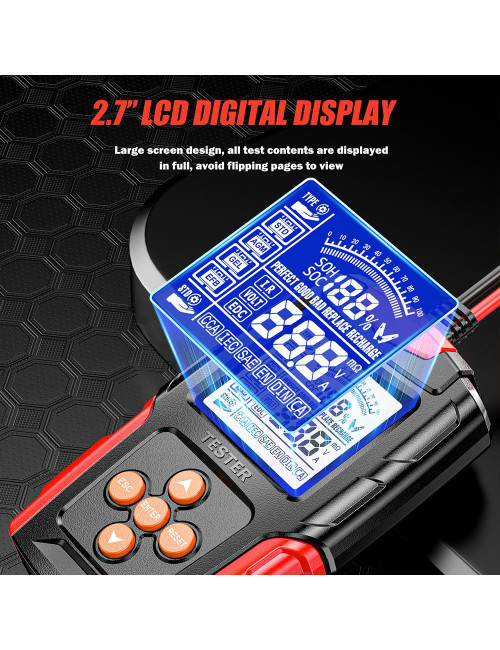 EM TESTER BATERII FOXSUR 12V LCD
