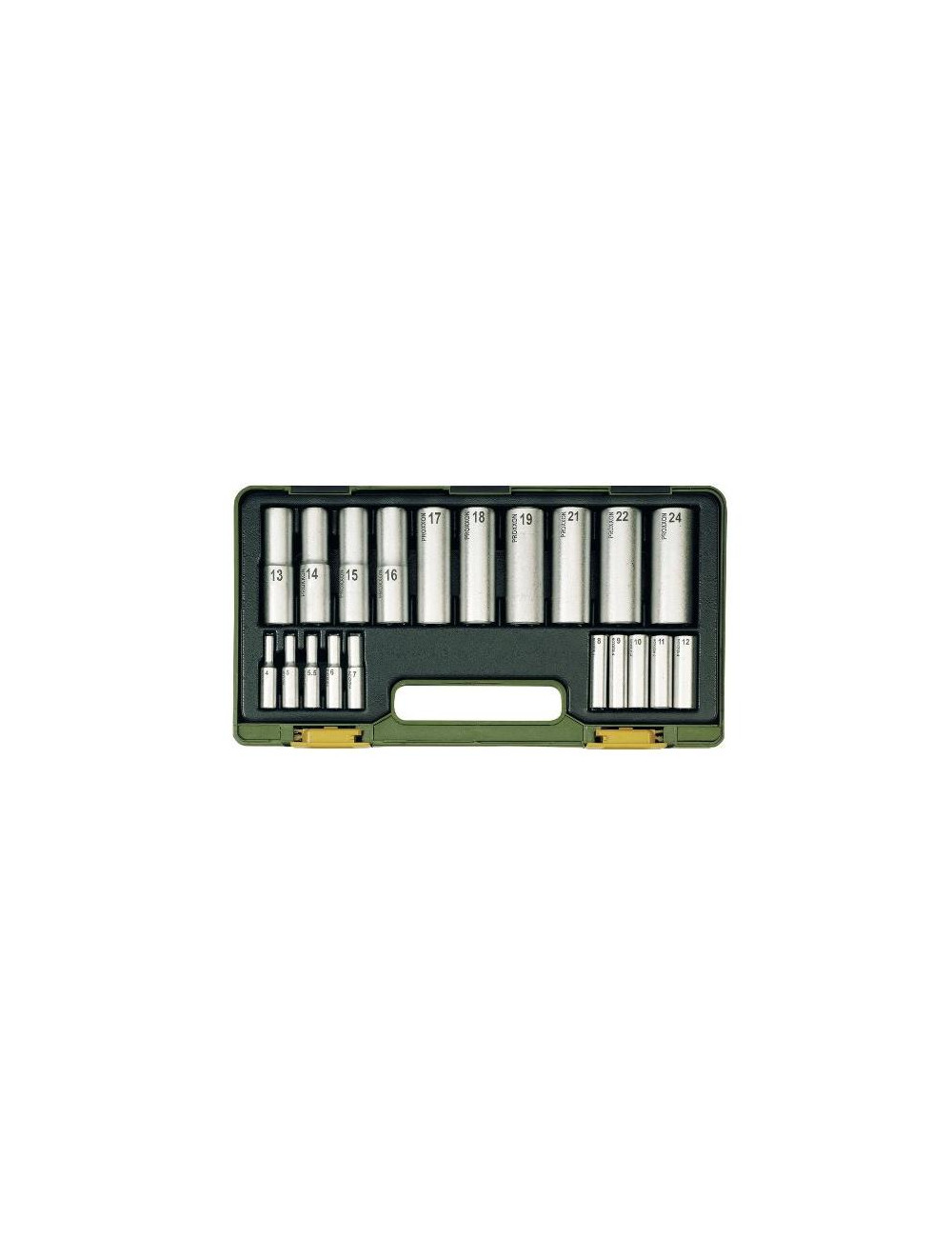 PROXXON KPL.NASADEK 20szt. /1/2"-1/4"/ DŁUGIE.