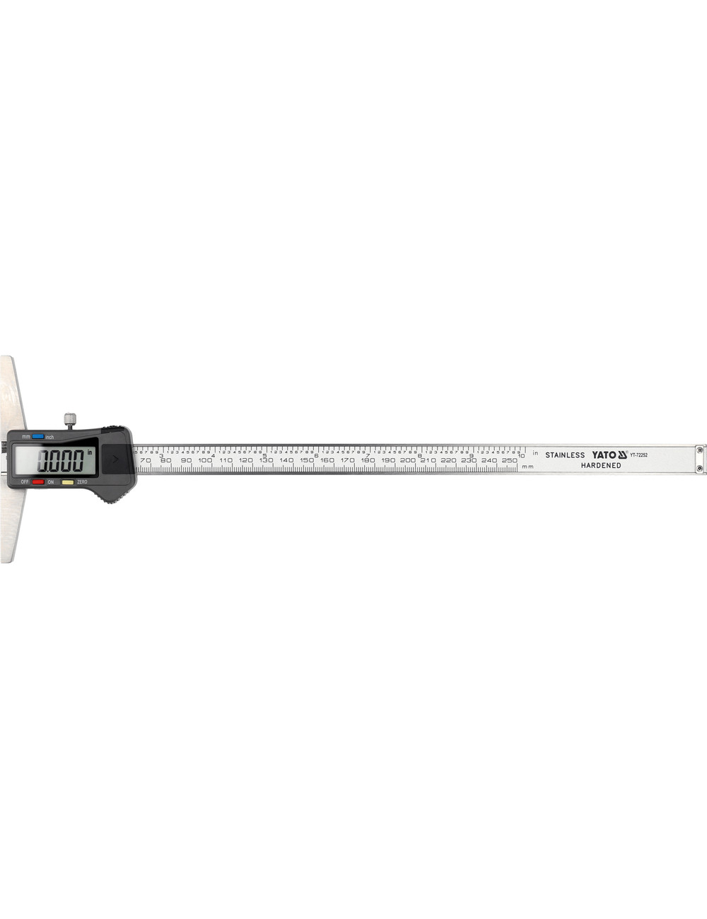 YATO GŁĘBOKOŚCIOMIERZ ELEKTRONICZNY 250mm