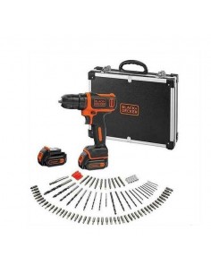 BLACK+DECKER WIERTARKO-WKRĘTARKA 10,8V + AKCESORIA 100 elem.