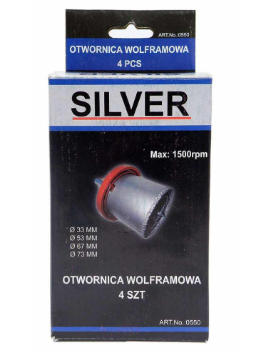 SILVER OTWORNICE WOLFRAMOWE 4cz. /33-73mm/ (G40000)