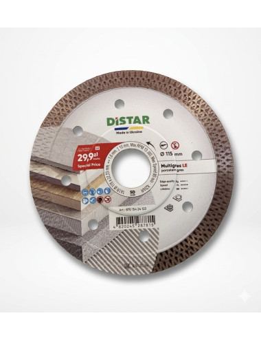 DISTAR TARCZA DIAMENTOWA MULTIGRES 115 x 1,4 x 10 x 22,23mm LIMITED EDITION