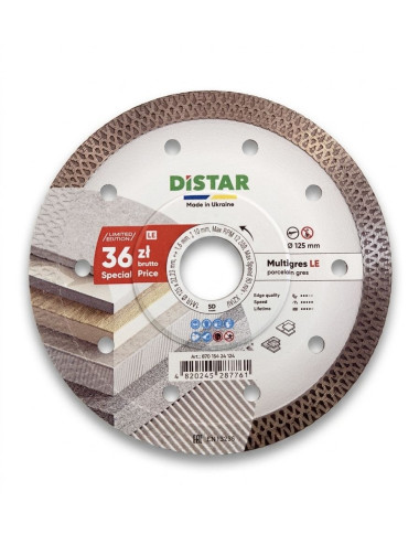 DISTAR TARCZA DIAMENTOWA MULTIGRES 125 x 1,4 x 10 x 22,23mm LIMITED EDITION