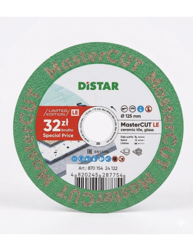 DISTAR TARCZA DIAMENTOWA MASTERCUT 125 x 1,6/1,0 x 15 x 22,23mm LIMITED EDITION