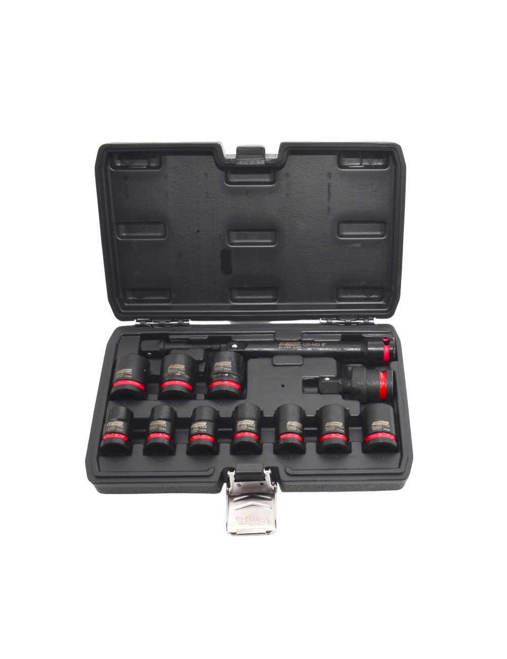 AWTOOLS ZESTAW NASADEK UDAROWYCH 1/2" 13cz./10-24mm/ KRÓTKIE BLACK LINE