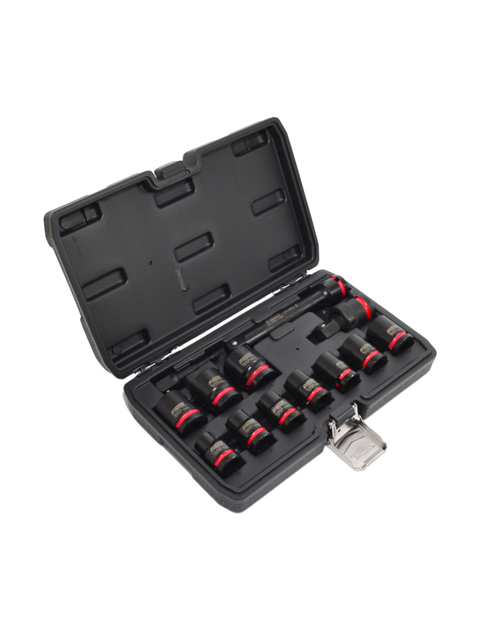 AWTOOLS ZESTAW NASADEK UDAROWYCH 1/2" 13cz./10-24mm/ KRÓTKIE BLACK LINE