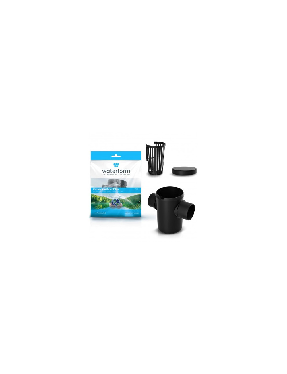 PROSPERPLAST FILTR DO DESZCZÓWKI NA WĄŻ 38mm