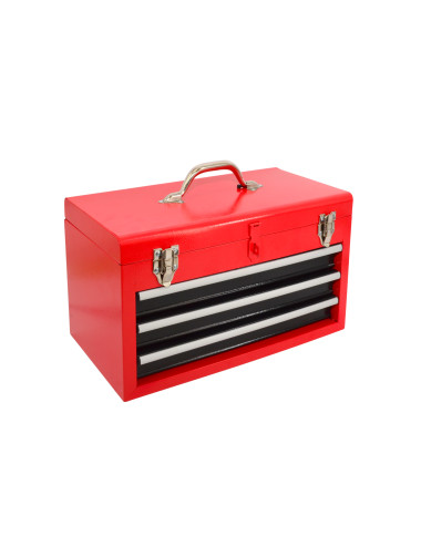 AWTOOLS SKRZYNKA NARZĘDZIOWA METALOWA 3 SZUFLADY 48x22x24,5cm