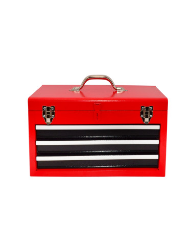 AWTOOLS SKRZYNKA NARZĘDZIOWA METALOWA 3 SZUFLADY 48x22x24,5cm