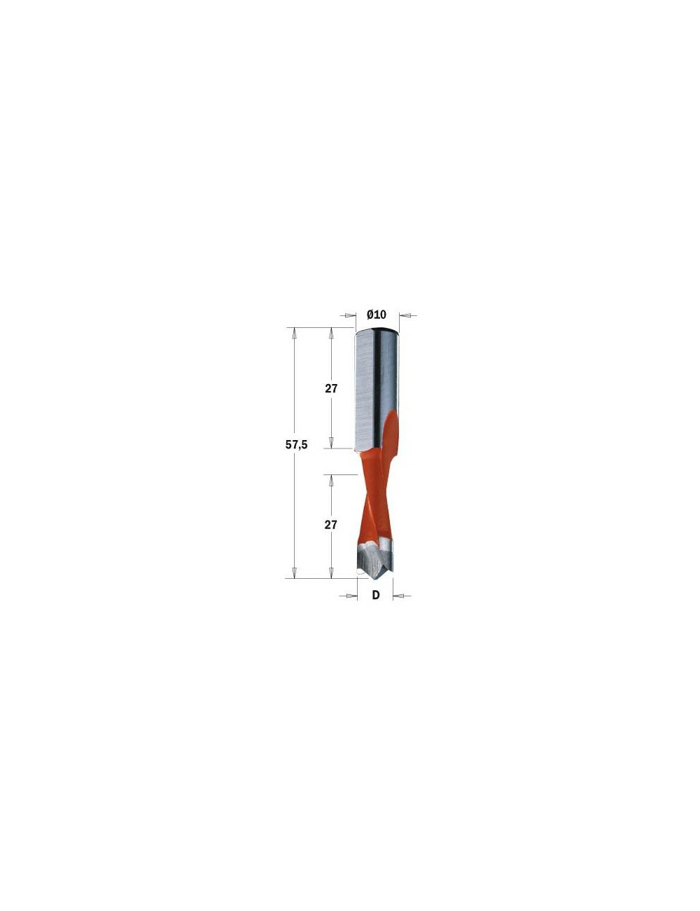 CMT WIERTŁO NP HW D 6 I 27 L 57,5 S 10x2 5 LH