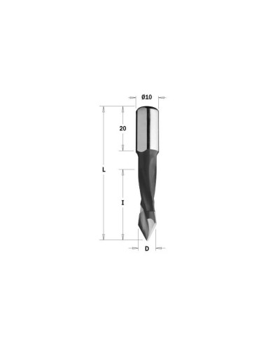 CMT WIERTŁO HW P D 7 I 40 L 70 S 10x20 RH