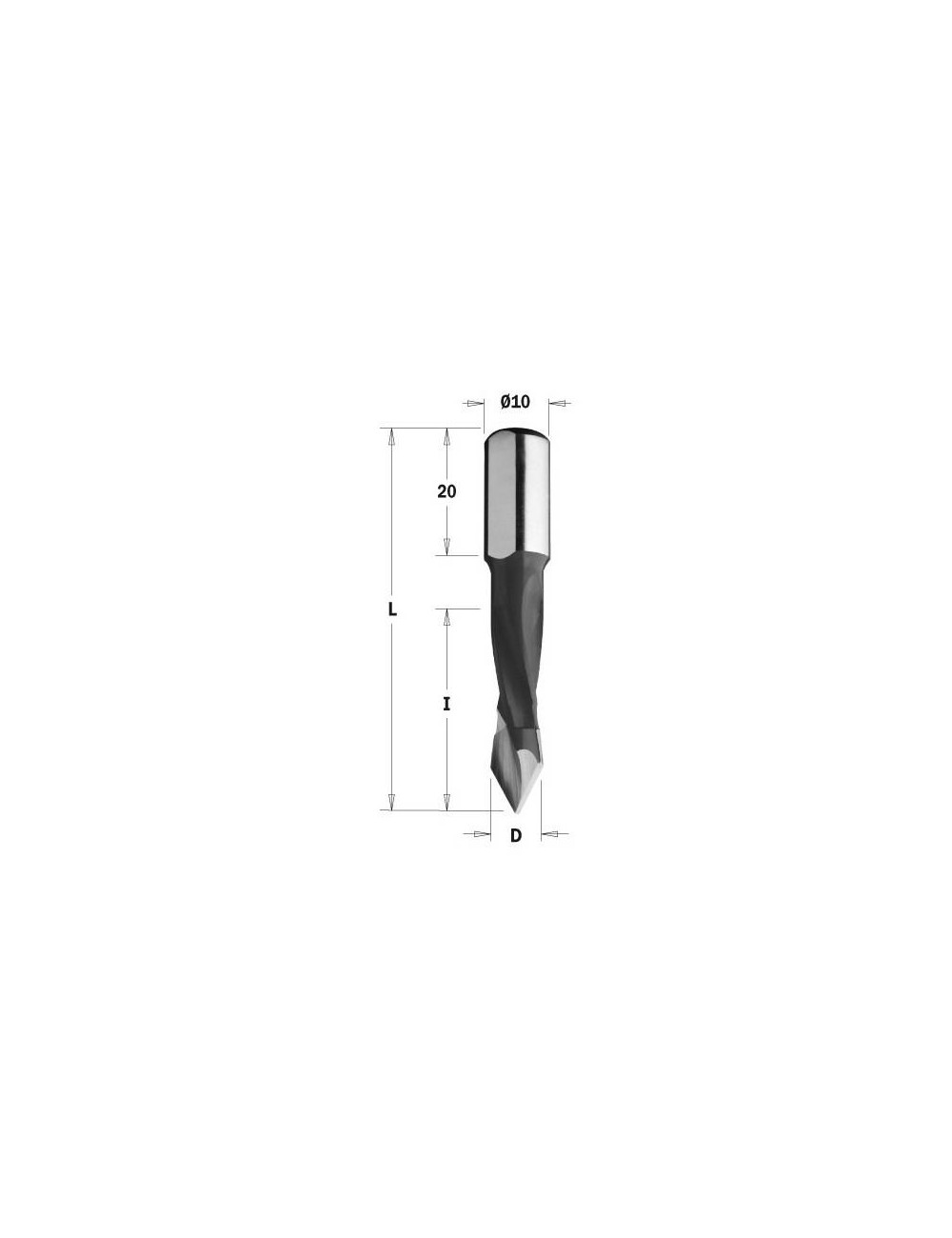 CMT WIERTŁO HW P D 7 I 40 L 70 S 10x20 RH