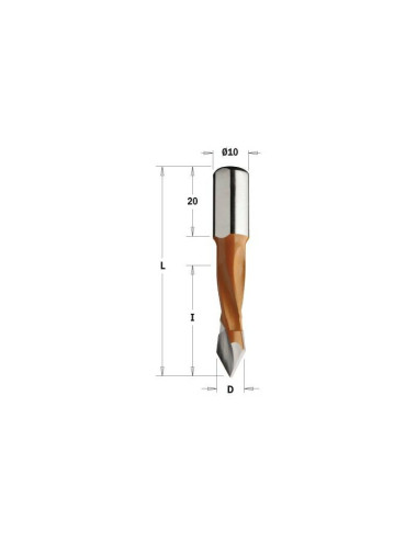 CMT WIERTŁO HW P D 7 I 40 L 70 S 10x20