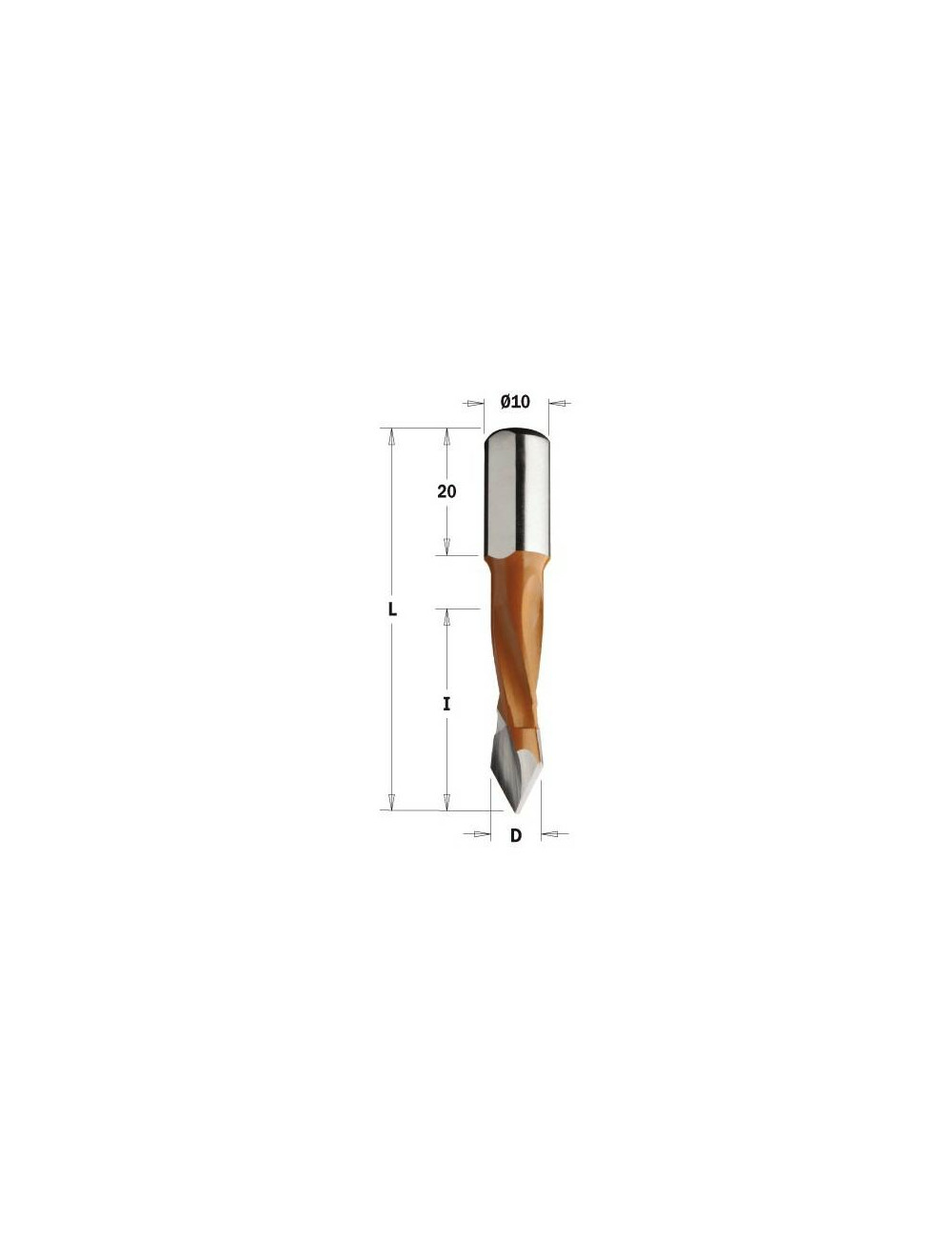 CMT WIERTŁO HW P D 7 I 40 L 70 S 10x20