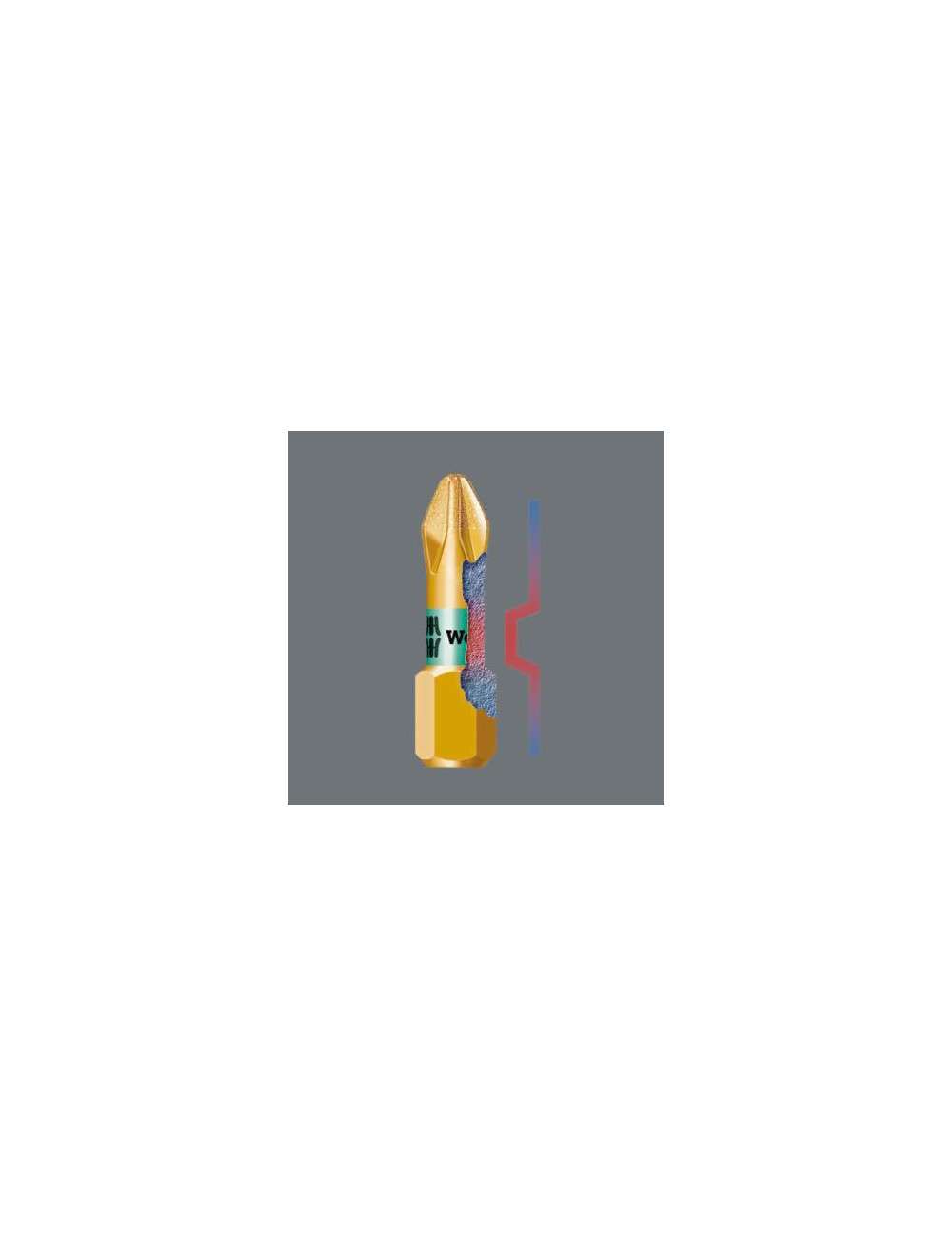 Bit diamentowy Wera PH1 BiTorsion 851/1 BDC SB - Niezawodny chwyt!