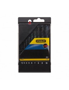 STA.WIERTŁA ZESTAW DO METALU 10szt. 1-10