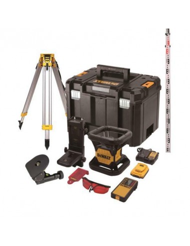 DEWALT.LASER OBROTOWY 18V DCE074D1R SAMOPOZIOM. 45m 1x2,0Ah TSTAK