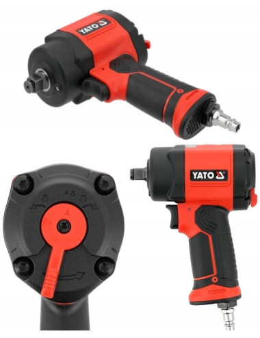 YATO PNEUMATYCZNY KLUCZ UDAROWY 1/2" 1100Nm MINI