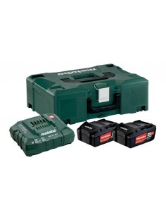 METABO ZESTAW AKUMULATORÓW 2 x 5.2Ah +ŁADOWARKA ASC 55 +WALIZKA METALOC II