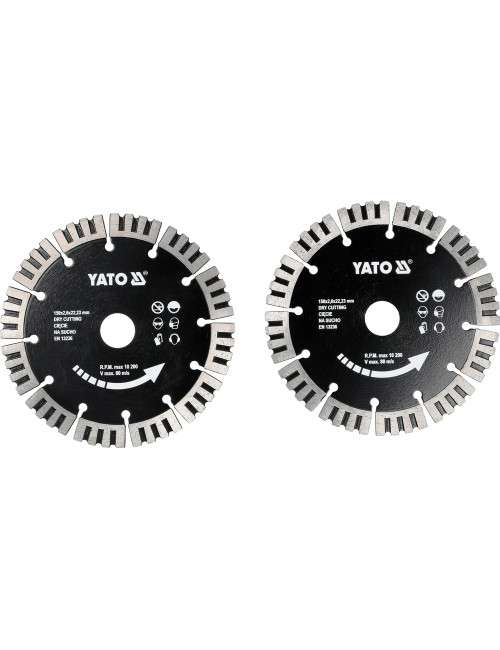 Bruzdownica YATO 1800W 150mm do betonu + 2 tarcze! Moc i Precyzja