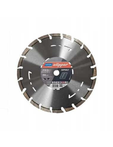 NORTON TARCZA DIAMENTOWA UNIVERSAL 350mm x 25,4mm PRO ASFALT II CLIPPER H12